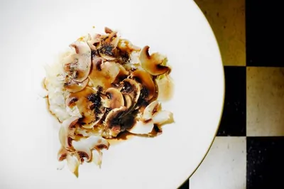 Рис с грибами и цветной капустой