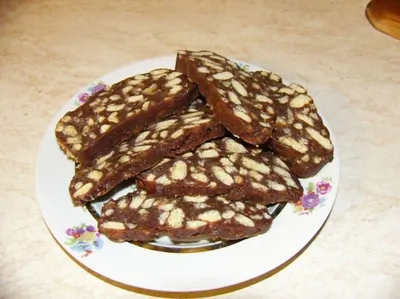 Шоколадная колбаска