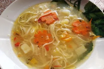 Лапша куриная по домашнему