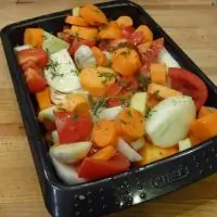 Тыквенный суп с репой, бататом и тимьяном