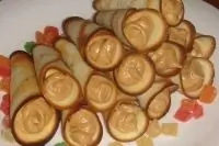 Трубочки с ореховым кремом