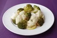 Овощи, запеченные с лимоном