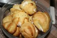 Эклеры с творожно-йогуртовым кремом