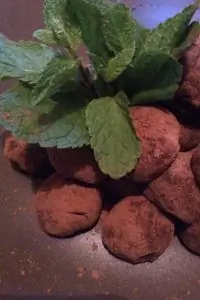 Мятно-шоколадные трюфели