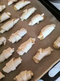 Творожные рогалики с джемом