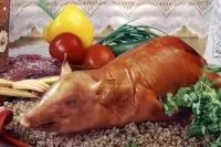 Старорусский поросенок с гречневой кашей