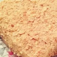 Торт «Наполеон» из покупного теста с заварным кремом