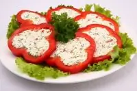 Холодная закуска из перца с чесночком