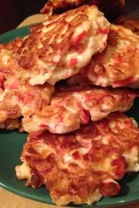 Крабовые оладьи