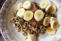 Пророщенная гречка с маком