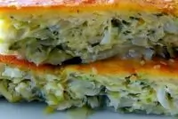 Капустный пирог с яйцами