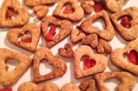 Витражное печенье с мандариновой цедрой