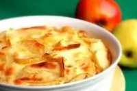 Бургундская яблочная запеканка