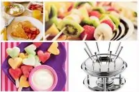 Шоколадной фондю с коньяком