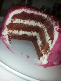 Торт «Красный бархат» с сырным кремом