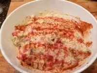 Бабагануш с печеным перцем