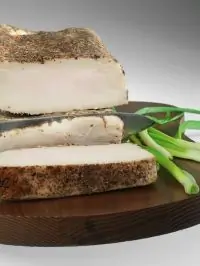 Сало с перцем