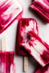 Кокосовое мороженое с апельсином