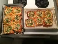 Расстегаи с красной рыбой