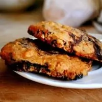 Банановое печенье с шоколадом