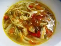 Нежный итальянский суп с курицей