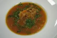 Постные щи из квашеной капусты с белыми грибами