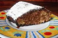 Фунтовый мраморный кекс в глазури