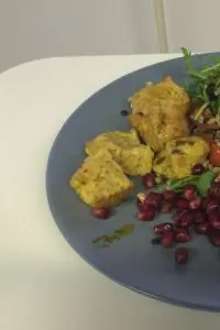 Соте из индейки с рас-эль-ханутом