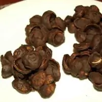 Песочные шоколадные розы