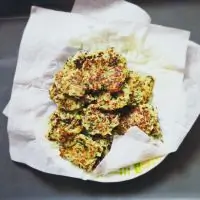 Постные блинчики из цукини с кокосом