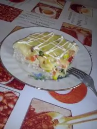 «Гавайский» куриный пирог