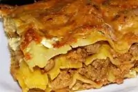 Лазанья со сметанным соусом