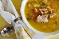 Гороховый суп с беконом