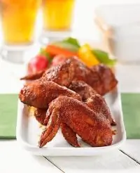 Куриные крылья в красном