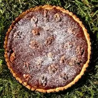 Ореховый тарт с шоколадом