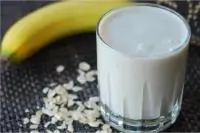 Банановый смузи с овсянкой
