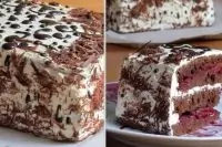 Шоколадный торт с вишневой прослойкой