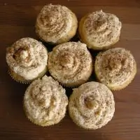 Тыквенные маффины с банановым кремом