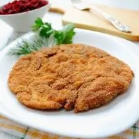 Говядина в сухарях