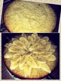 Банановый пирог в мультиварке