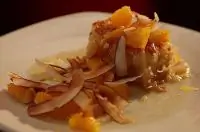 Ближневосточный кокосовый кекс с цитрусовым сиропом