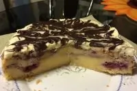 Творожный чизкейк с малиной