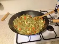 Овощи с креветками по китайски