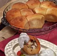 Разборный пирог с творогом