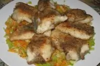 Щучка с овощами