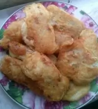 Лосось в винном кляре