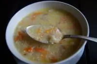 Куриный суп с кукурузной крупой