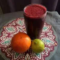 Смузи с черникой и бананом