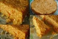 Морковно-творожный пудинг