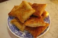 Кефирные конвертики с сыром